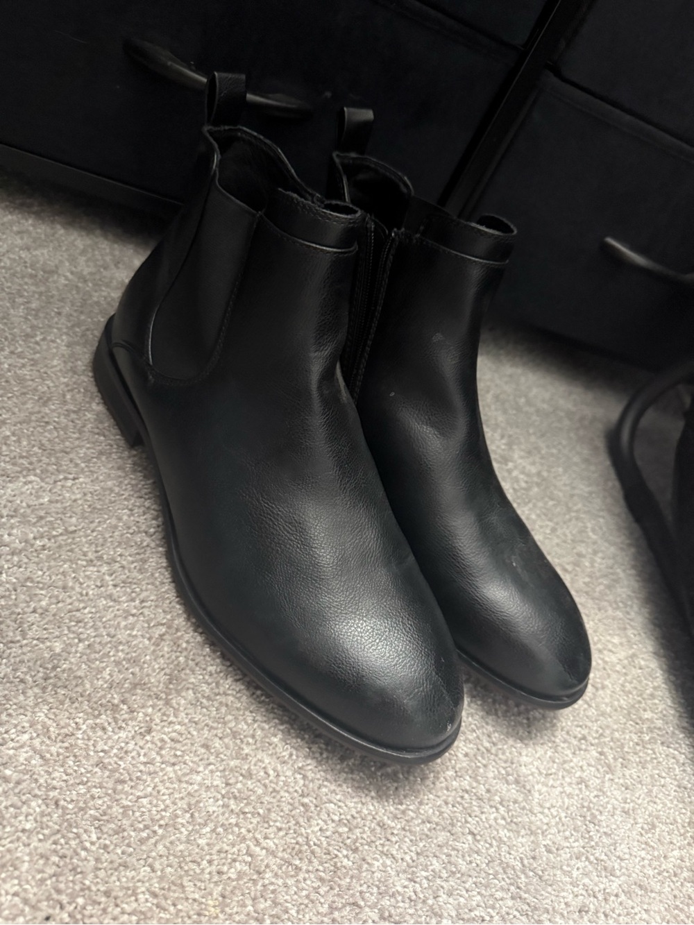 Men's Black Frye and Co Boots - Classic Slip-On Ankle Boots